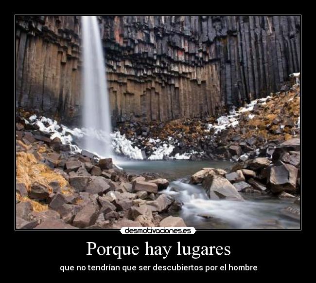 Porque hay lugares -