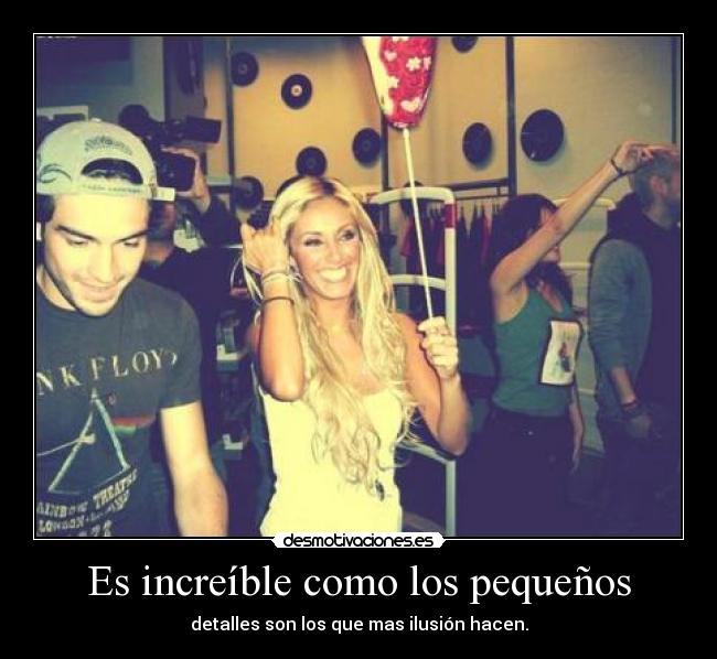 Es increíble como los pequeños -