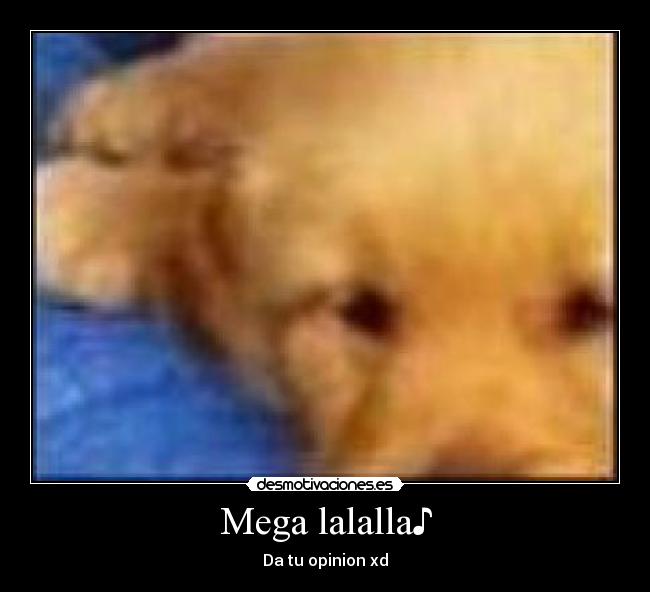 Mega lalalla♪ - Da tu opinion xd