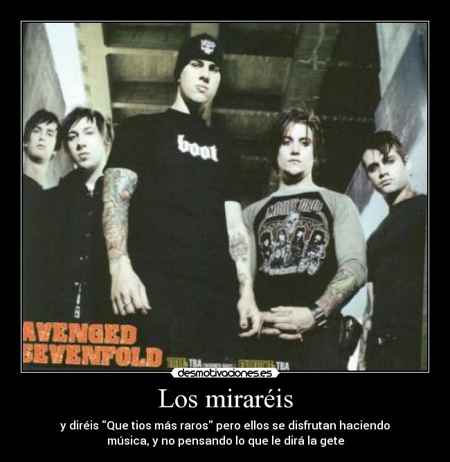 carteles avenged sevenfold desmotivaciones