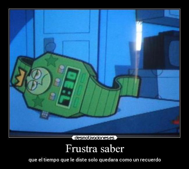 Frustra saber -