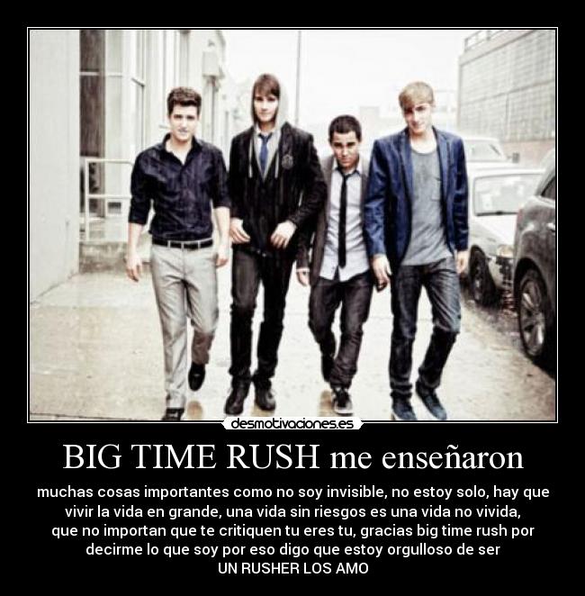 BIG TIME RUSH me enseñaron -