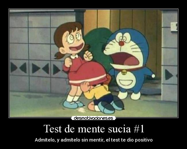 carteles mente sucia doreimon desmotivaciones