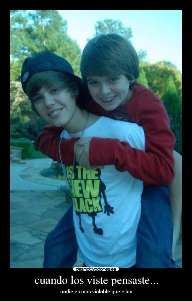 cuando los viste pensaste... -