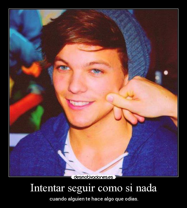 carteles louis tomlinson one direction desmotivaciones