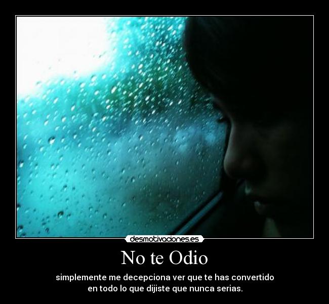 No te Odio -