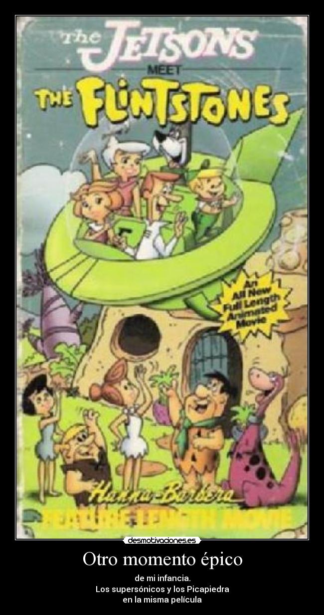 carteles supersonicos picapiedra epico peli desmotivaciones