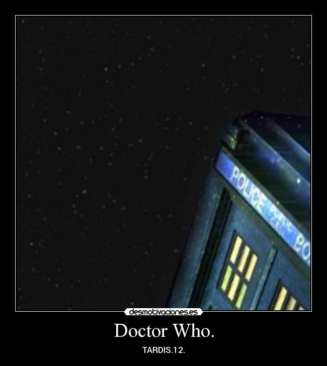 Doctor Who. - 
