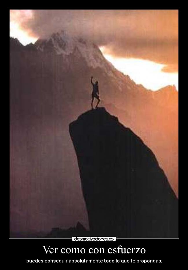 Ver como con esfuerzo -