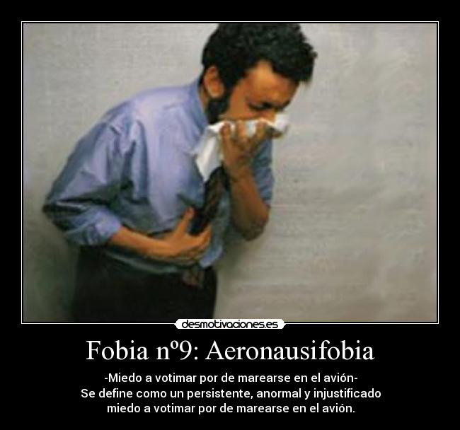 Fobia nº9: Aeronausifobia - 