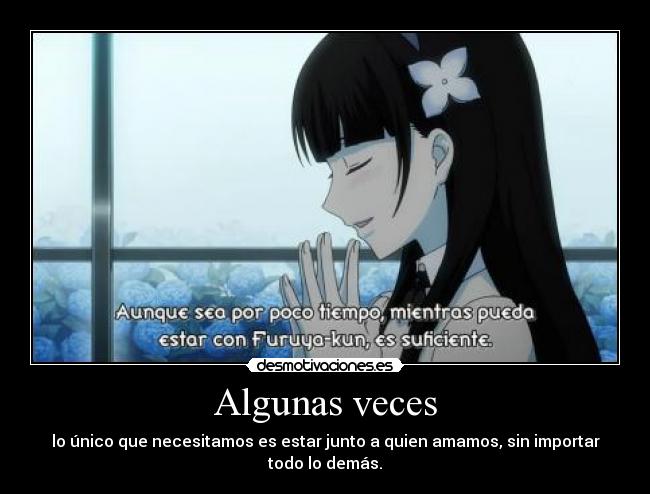 Algunas veces -