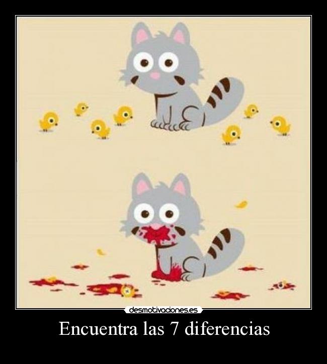 Encuentra las 7 diferencias -