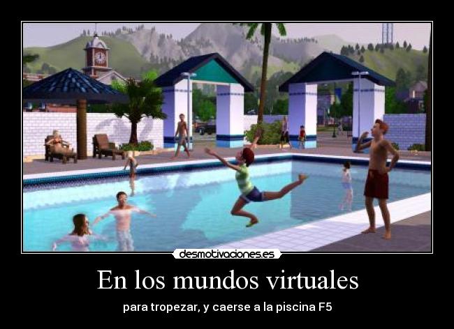 En los mundos virtuales -