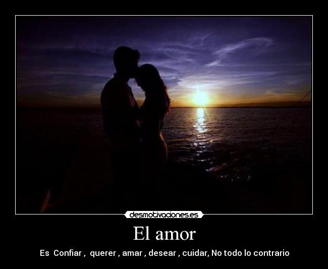 El amor -