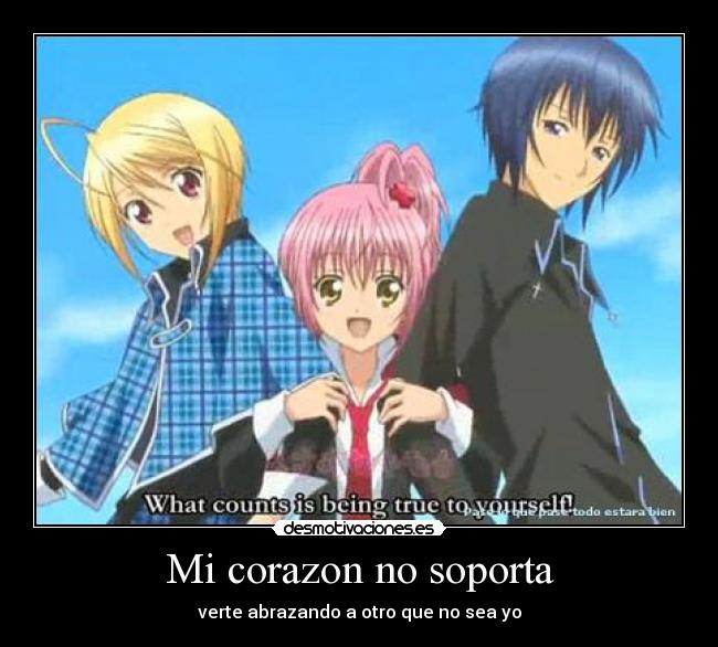 Mi corazon no soporta - verte abrazando a otro que no sea yo