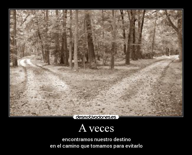 A veces -