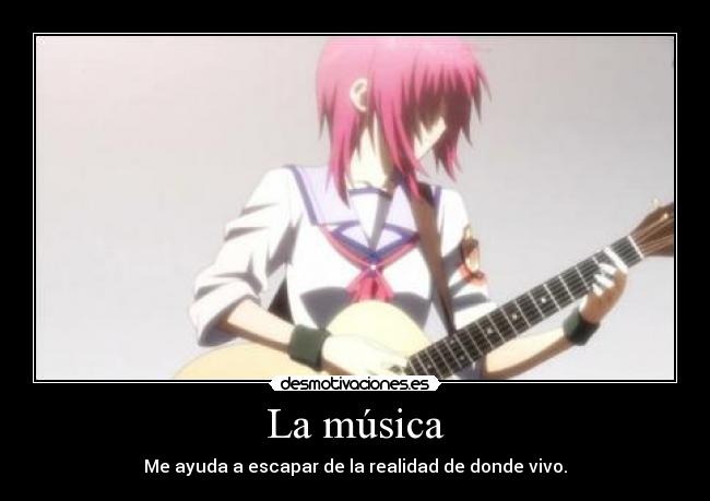 carteles musica nigatsu angel beats otro interesante cartel desmotivaciones