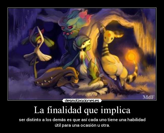 La finalidad que implica - 