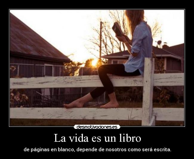 La vida es un libro -