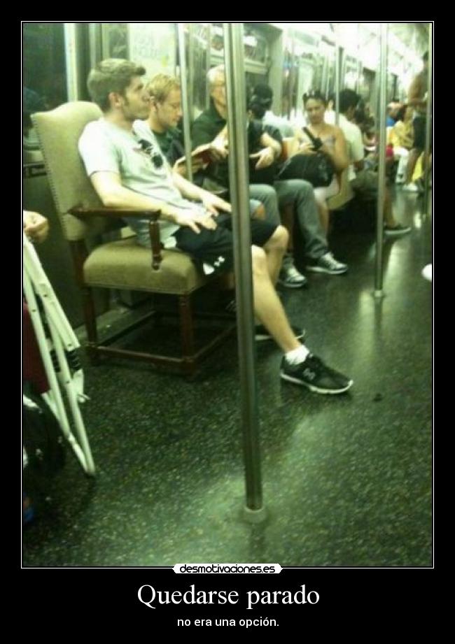 Quedarse parado -
