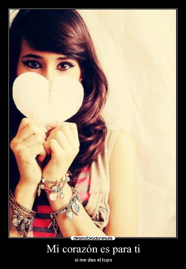 carteles corazon para desmotivaciones