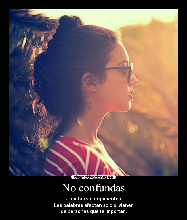 No confundas - 