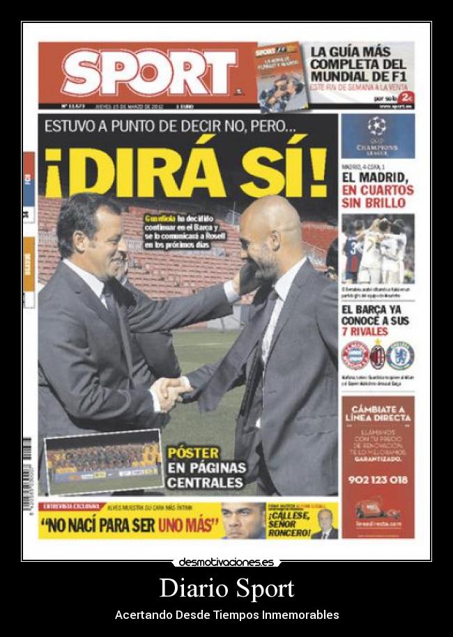 Diario Sport - Acertando Desde Tiempos Inmemorables