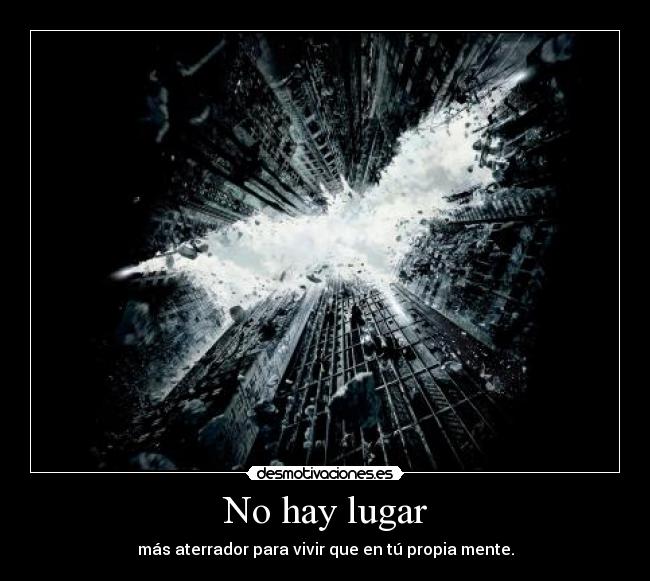 No hay lugar -