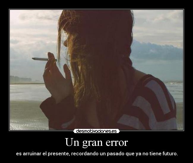 Un gran error -
