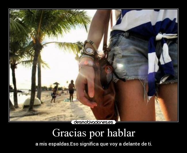 Gracias por hablar - 