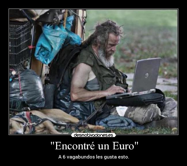 Encontré un Euro - A 6 vagabundos les gusta esto.