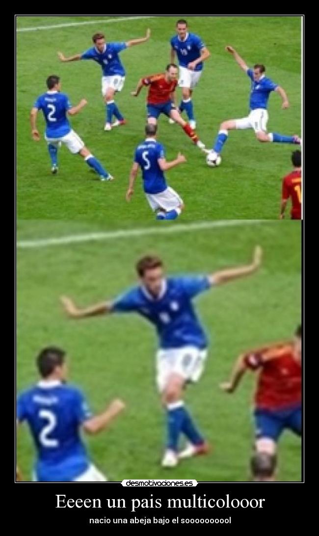 Eeeen un pais multicolooor - nacio una abeja bajo el soooooooool