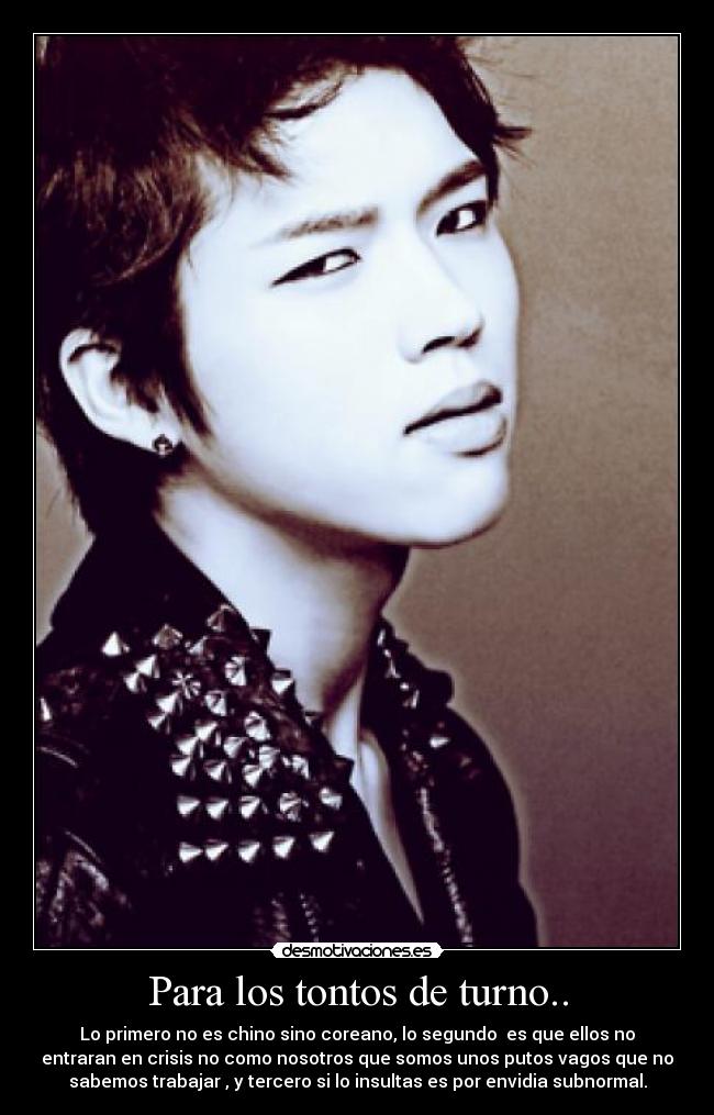 carteles que vivan los coreanos weeee desmotivaciones