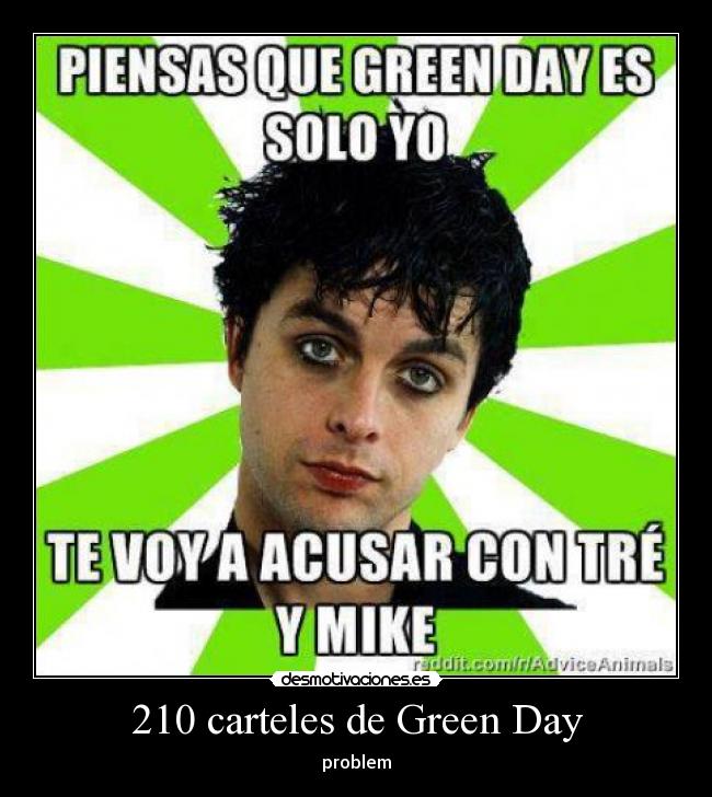 210 carteles de Green Day Desmotivaciones