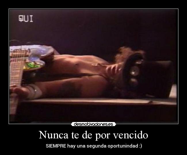 Nunca te de por vencido - 