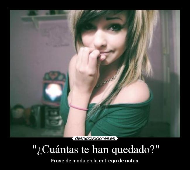 ¿Cuántas te han quedado? - 