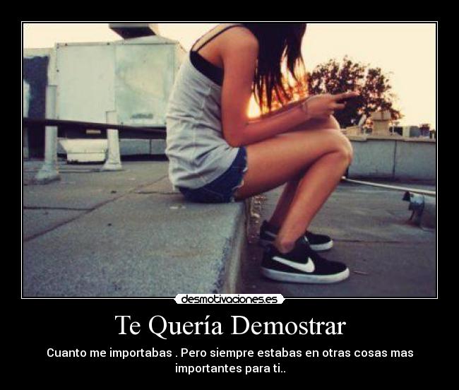 Te Quería Demostrar -