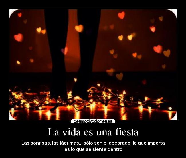 La vida es una fiesta -