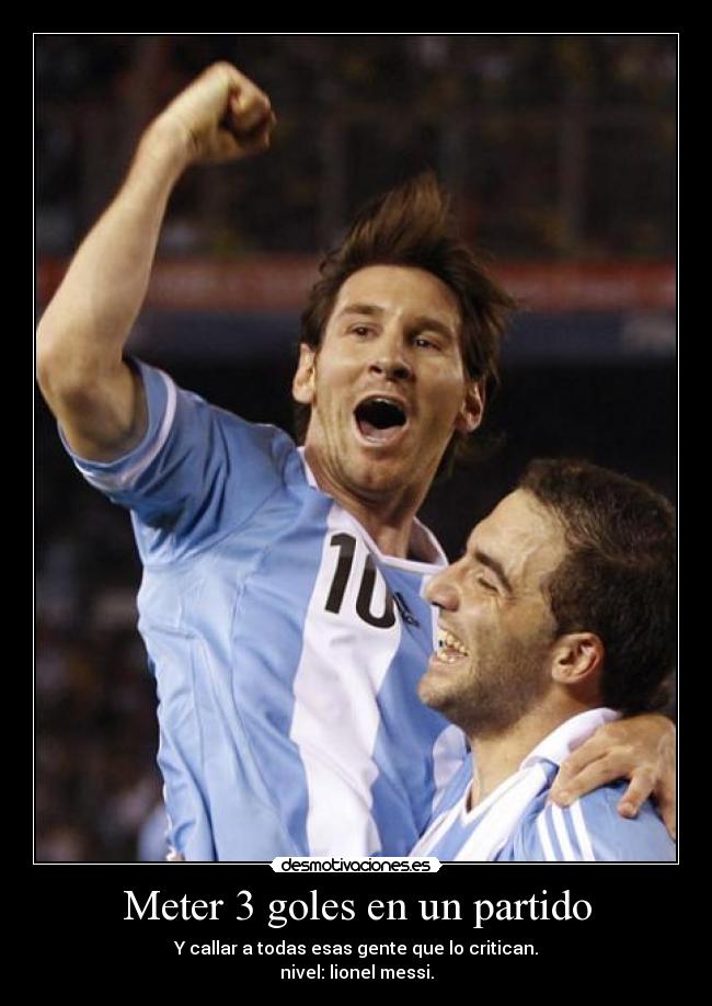 carteles messi figura del partido argentina4 brasil3 2012 desmotivaciones
