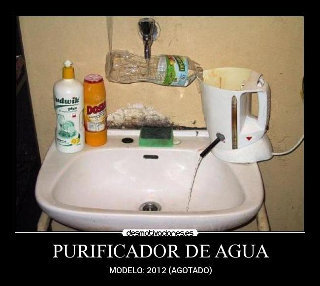 PURIFICADOR DE AGUA - MODELO: 2012 (AGOTADO)
