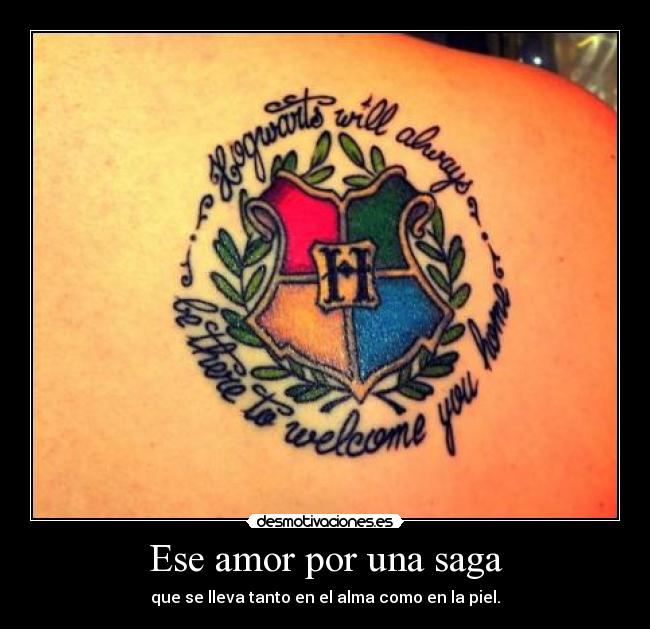 Ese amor por una saga - que se lleva tanto en el alma como en la piel.