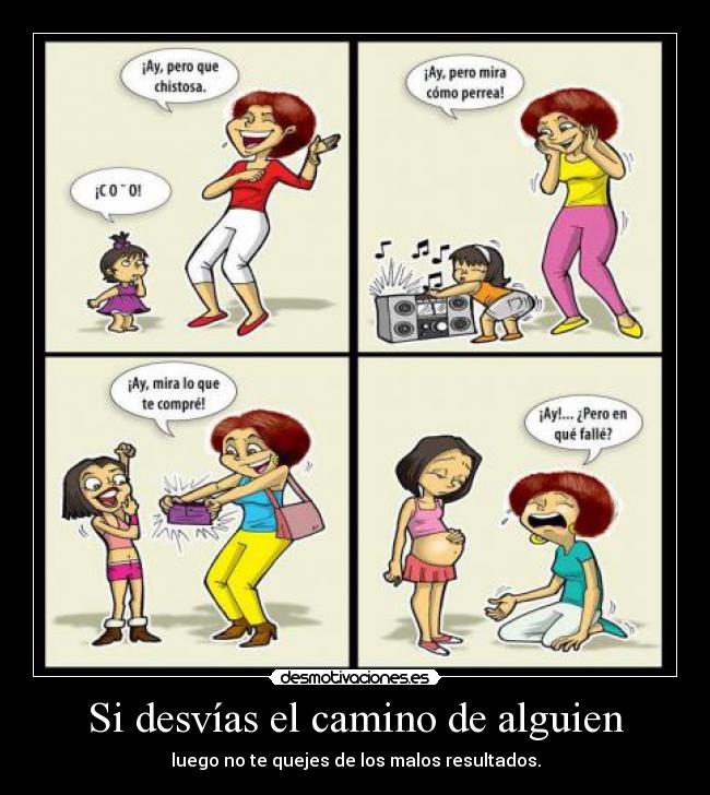 carteles desvias camino quejes los malos resultados desmotivaciones