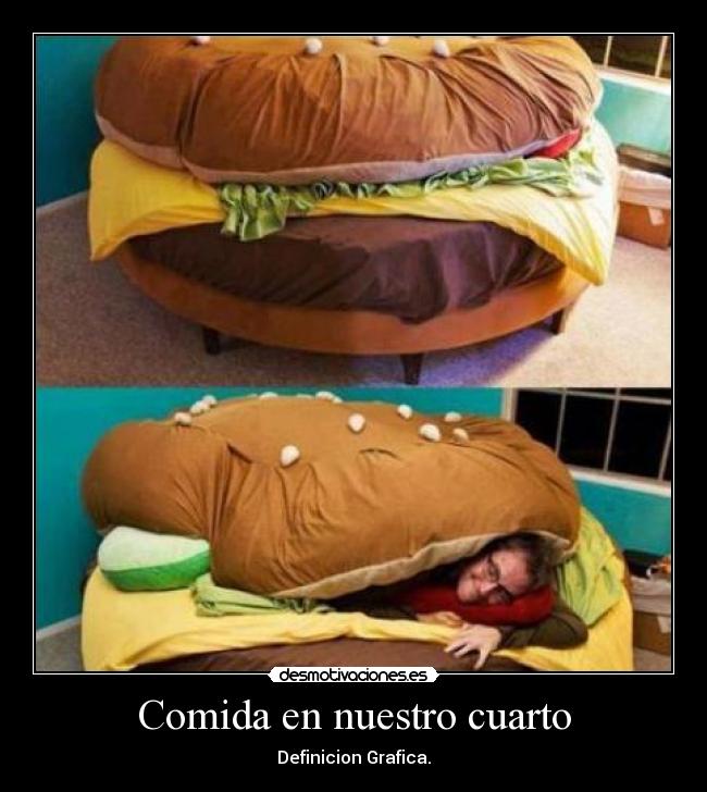 Comida en nuestro cuarto - Definicion Grafica.