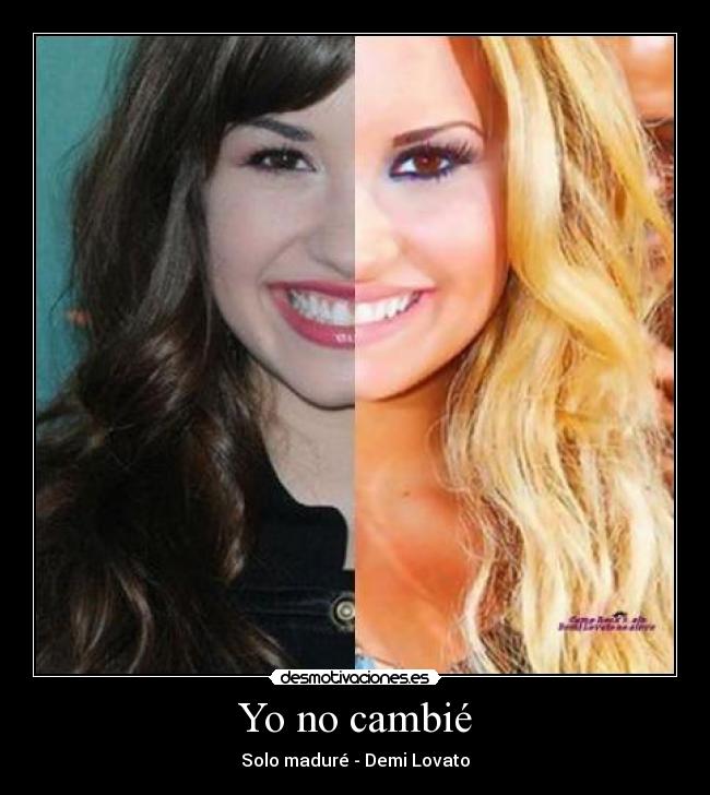 Yo no cambié - 