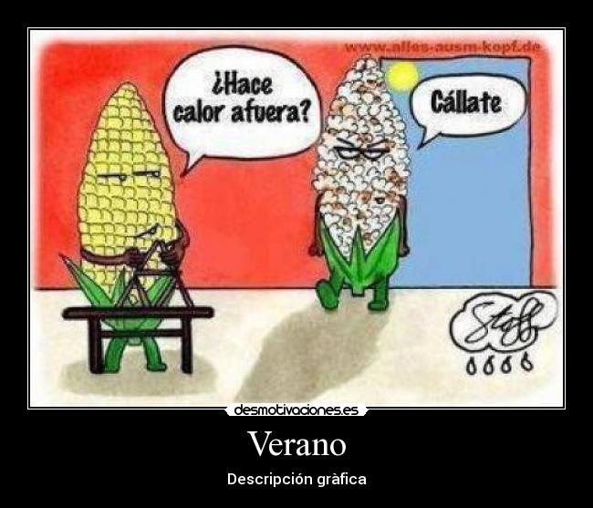 Verano - Descripción gràfica