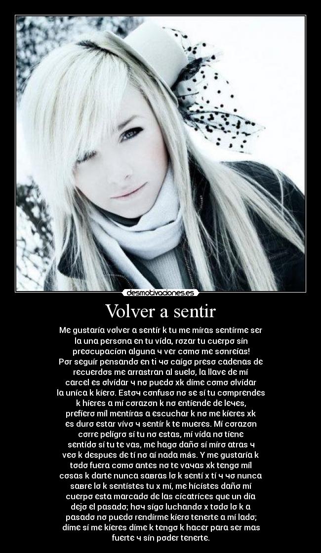 carteles volver sentir desmotivaciones