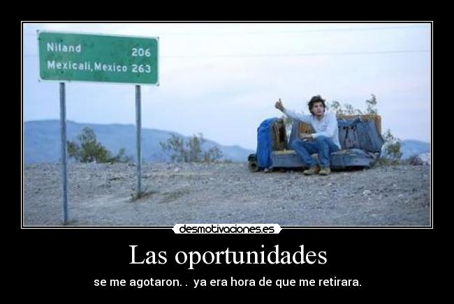 Las oportunidades - 