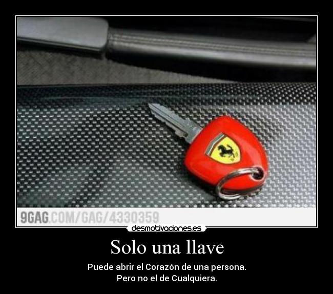 Solo una llave -