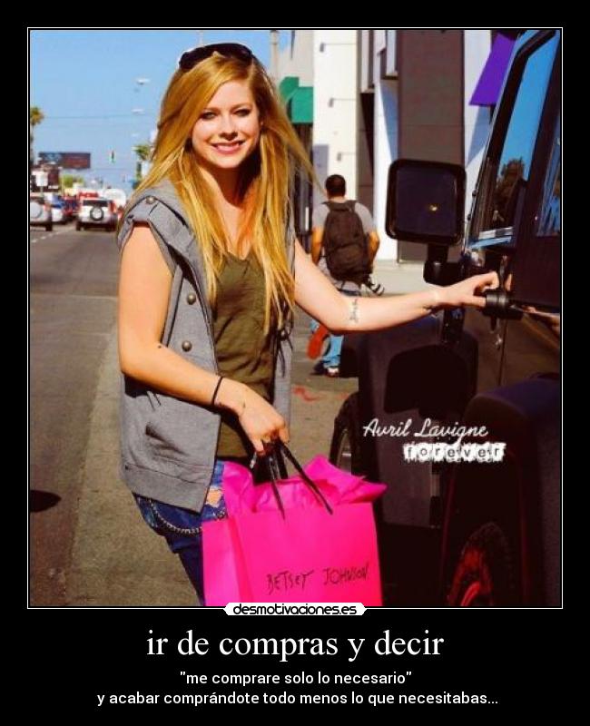carteles avril lavigne compras avrileros desmotivaciones