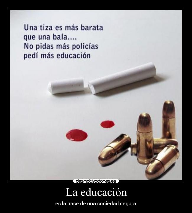 La educación -